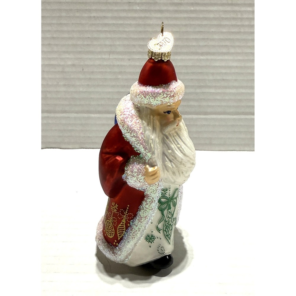CHRISTOPHER RADKO - Glass Christmas Old World Santa‎ Claus